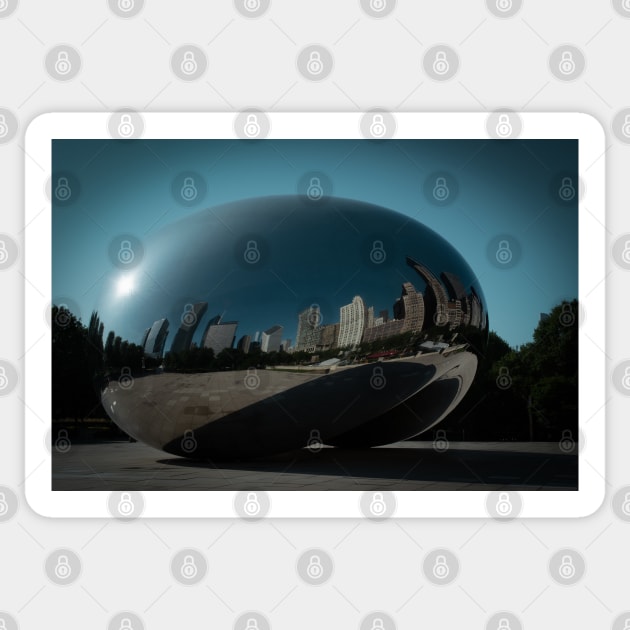 The Bean in Chicago Sticker by Enzwell